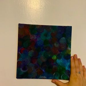 Hand painted , abstract